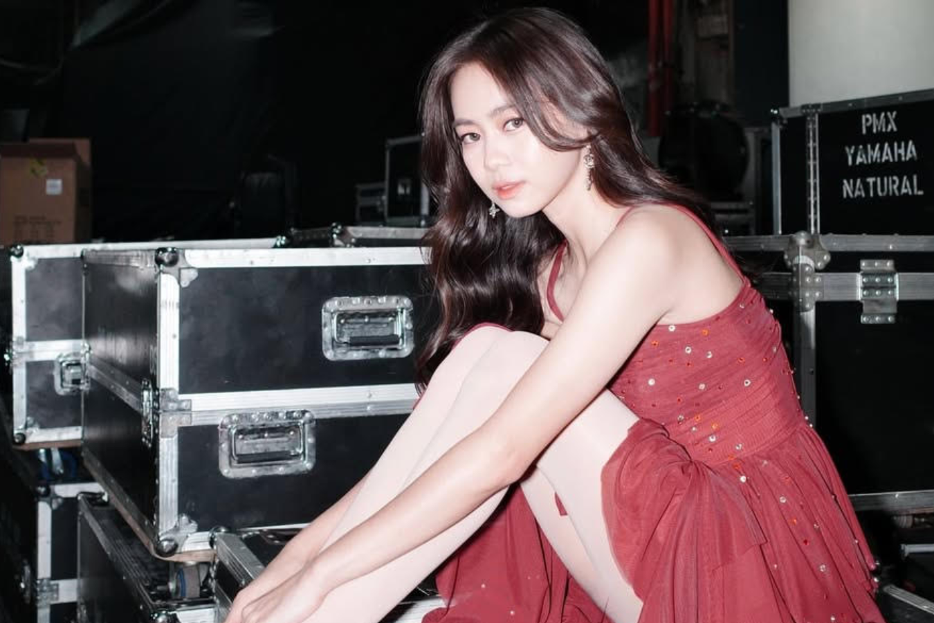 Ashtine Olviga backstage