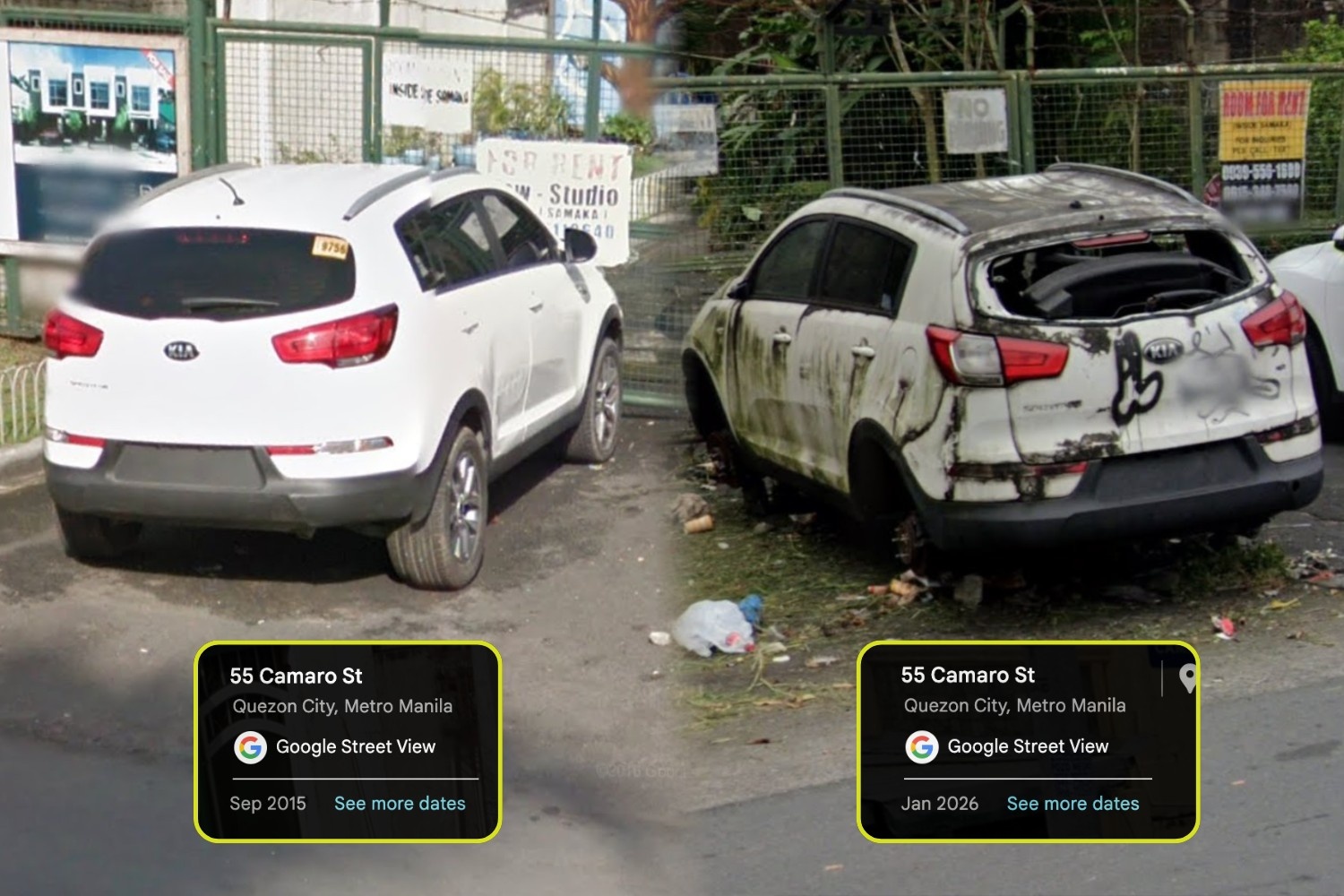 Fairview's abandoned Kia