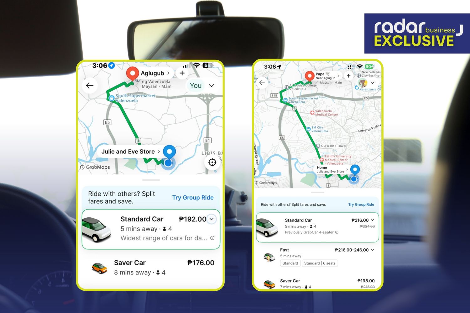 Grab Unlimited vs regular account fare