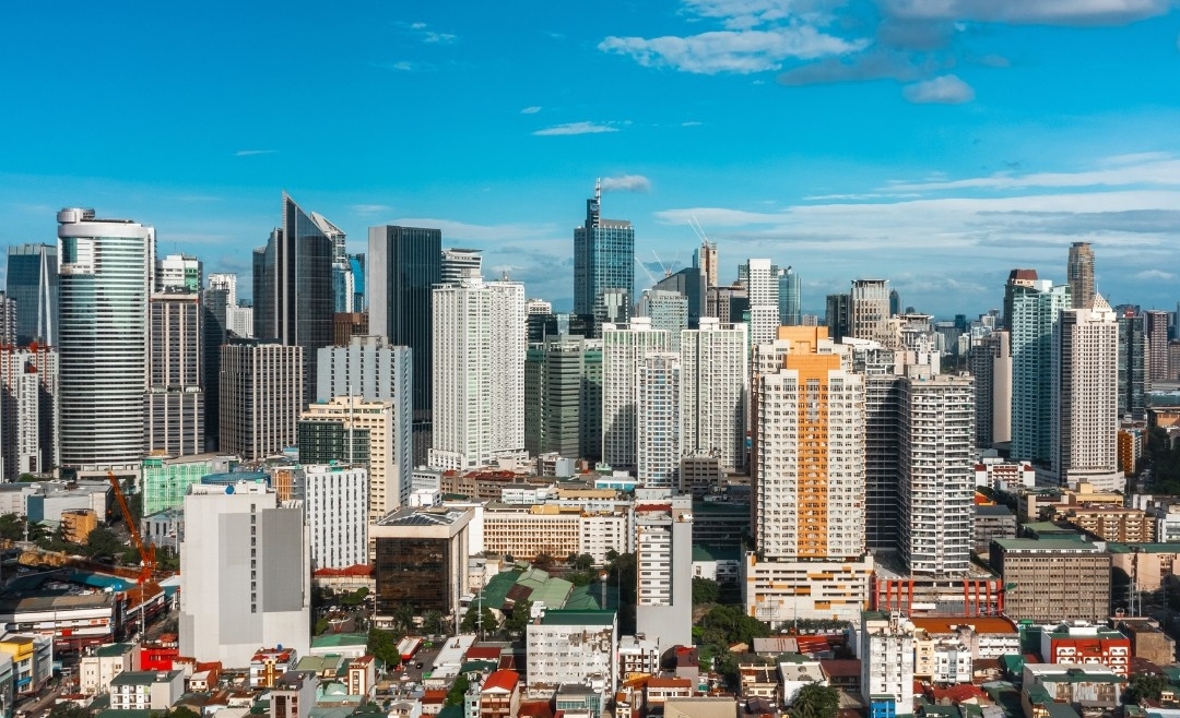 Aerial view of Makati