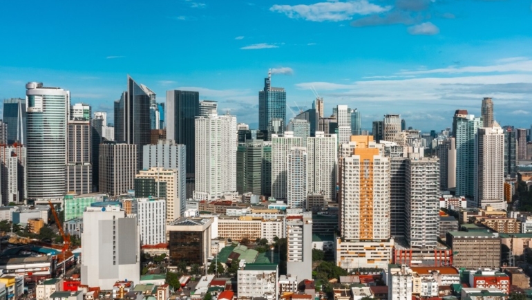 Aerial view of Makati