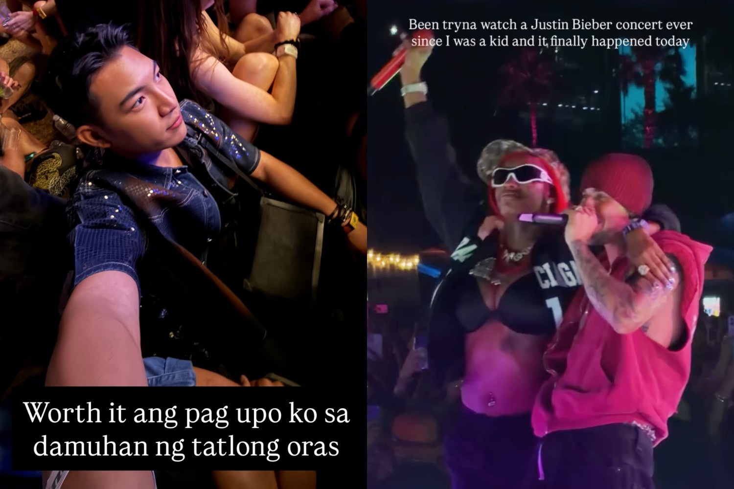 Darren Espanto at Justin Bieber’s Coachella set