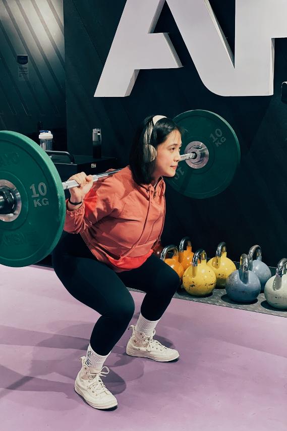 Dr. Gisselle Yusop strength training