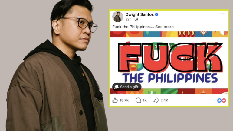 Dwight Santos anti-government rant