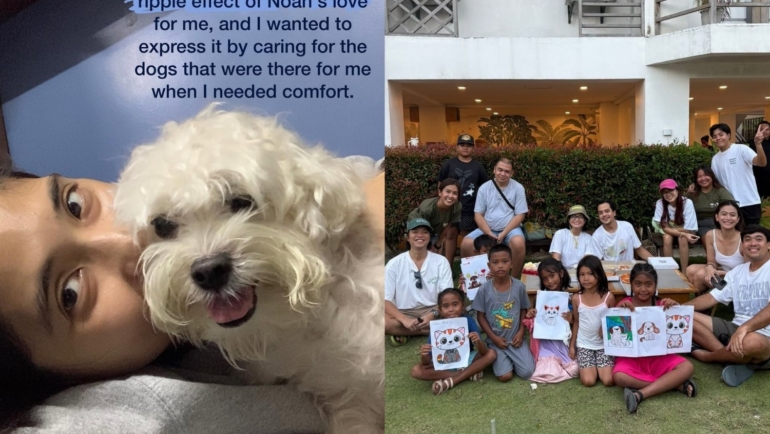 John Lloyd Cruz, Isabel Santos hold pet care drive