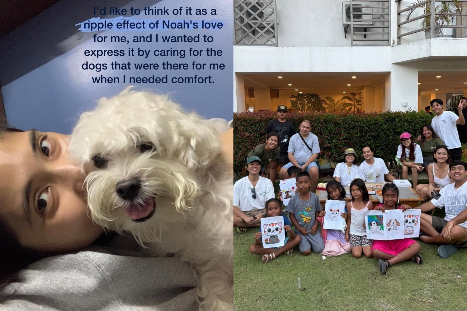 John Lloyd Cruz, Isabel Santos hold pet care drive