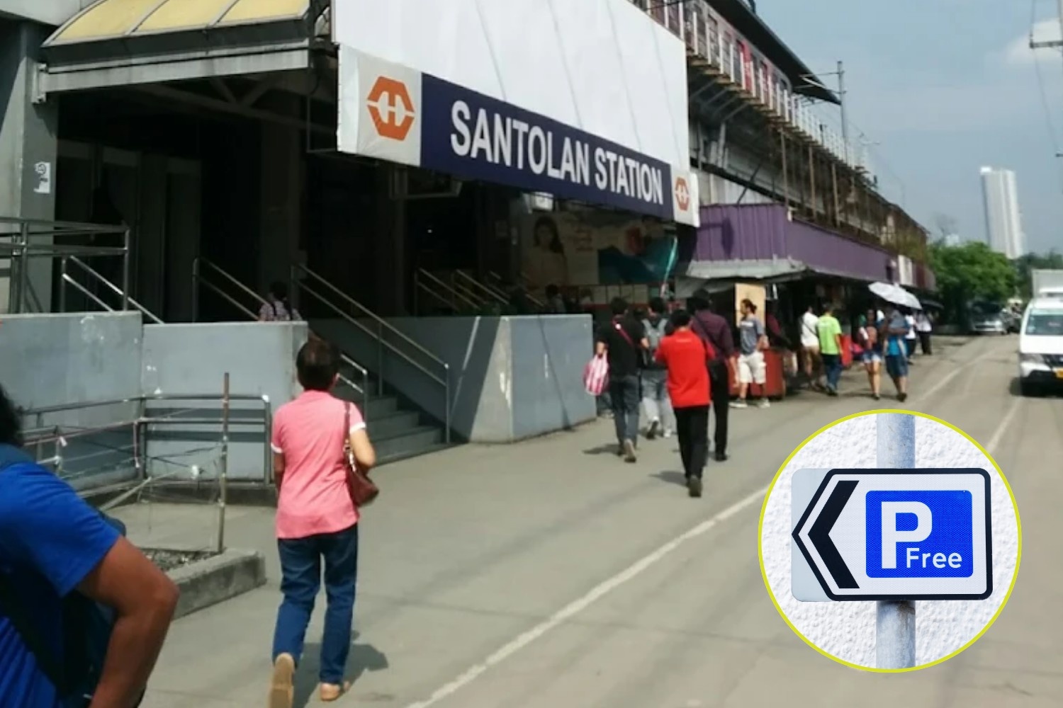 LRT-2 Santolan free parking