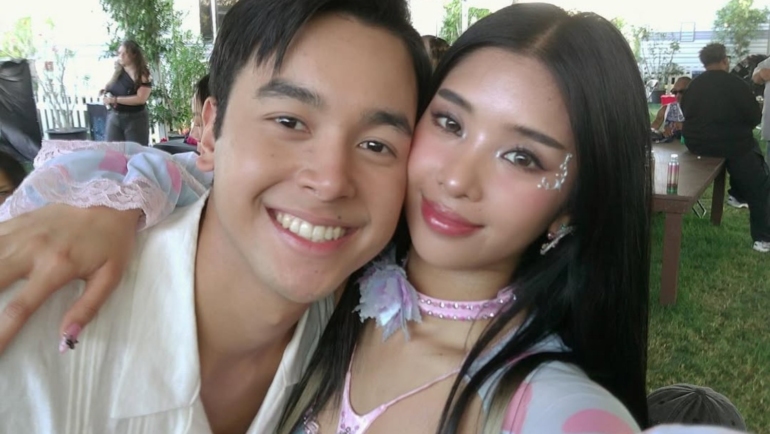 Leon Barretto supports Sophia Laforteza