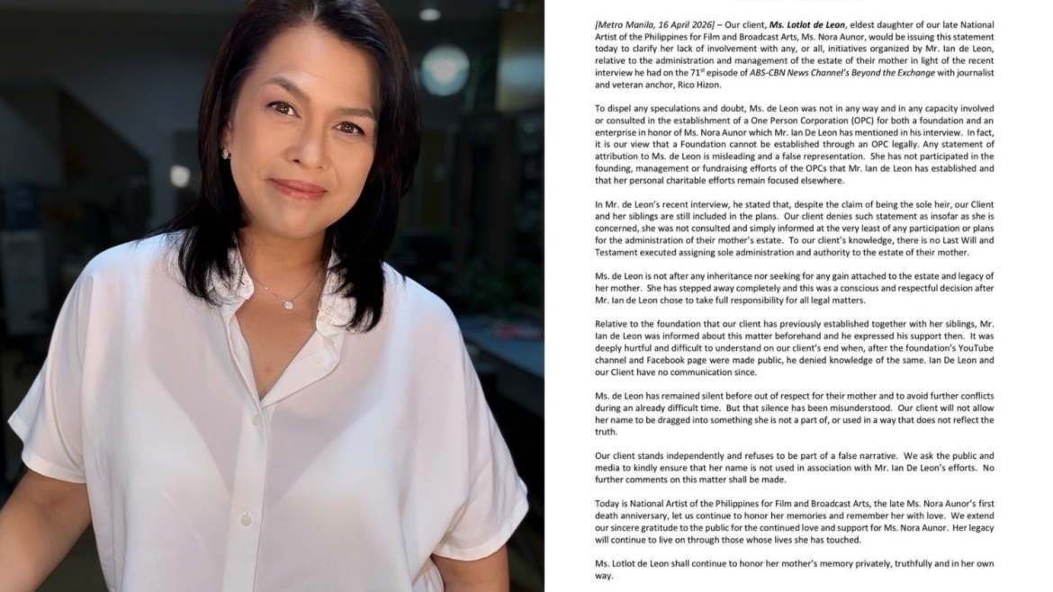 Lotlot de Leon family estate issues