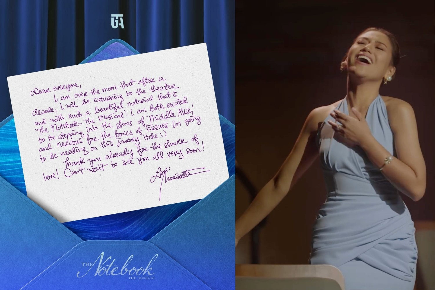 Morisette as Allie in ‘The Notebook’