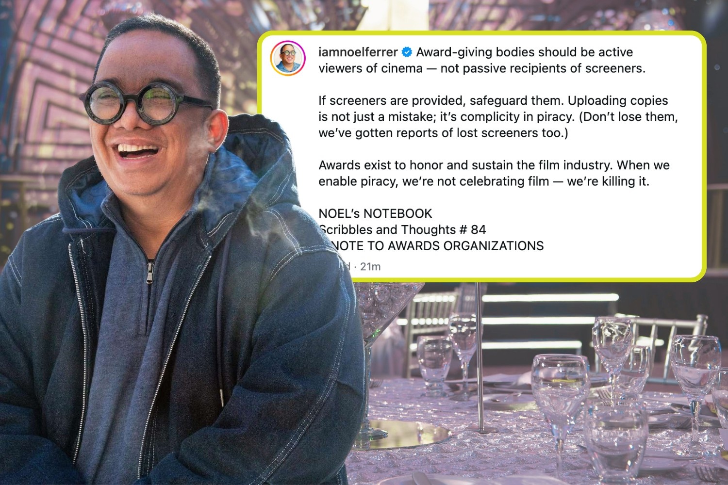 Noel Ferrer on piracy