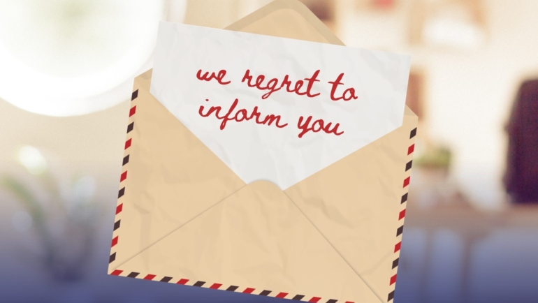 Rejection letter