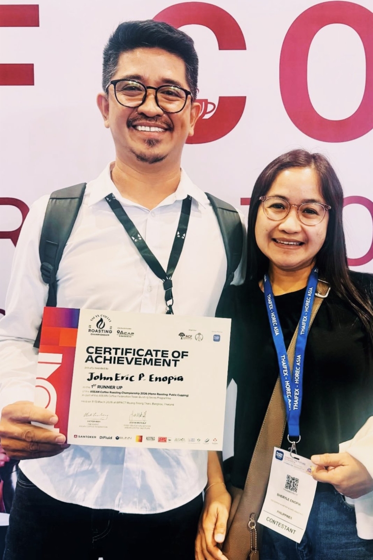 Filipino roaster clinches silver at ASEAN Coffee Roasting Championship 2026
