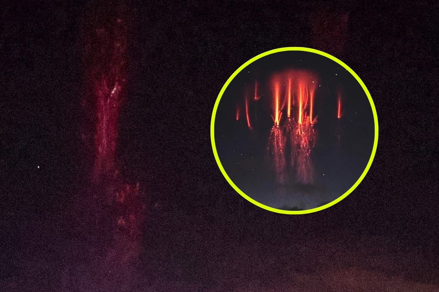 Sprites of the night sky