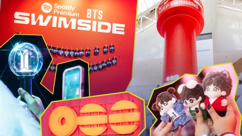 BTS 'SWIMSIDE' immersive experience