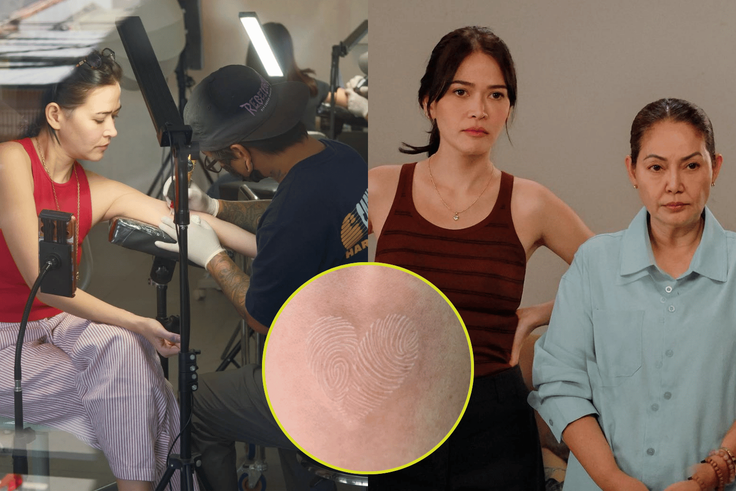 Bela Padilla white ink tattoo
