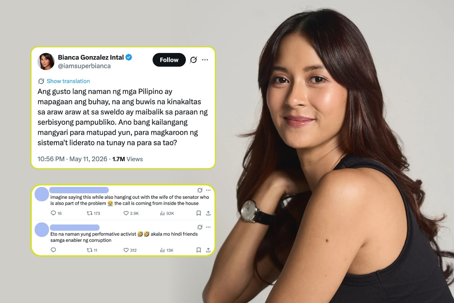 Bianca Gonzalez backlash