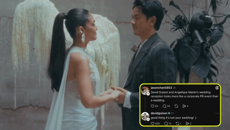 David Guison on ‘corporate’ wedding comment