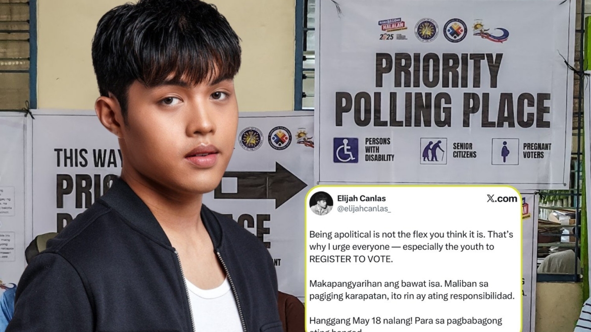 Elijah Canlas urges young voters to register