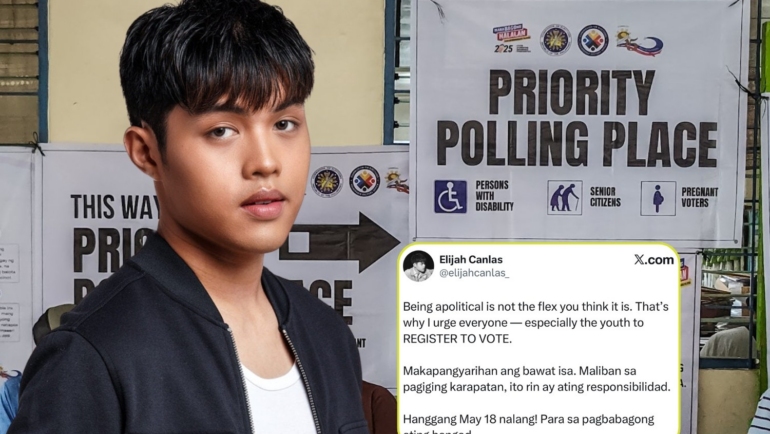 Elijah Canlas urges young voters to register