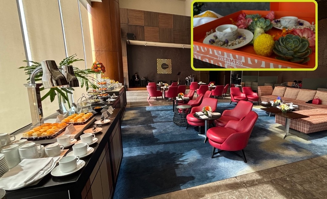 Hermès afternoon tea at Conrad Manila