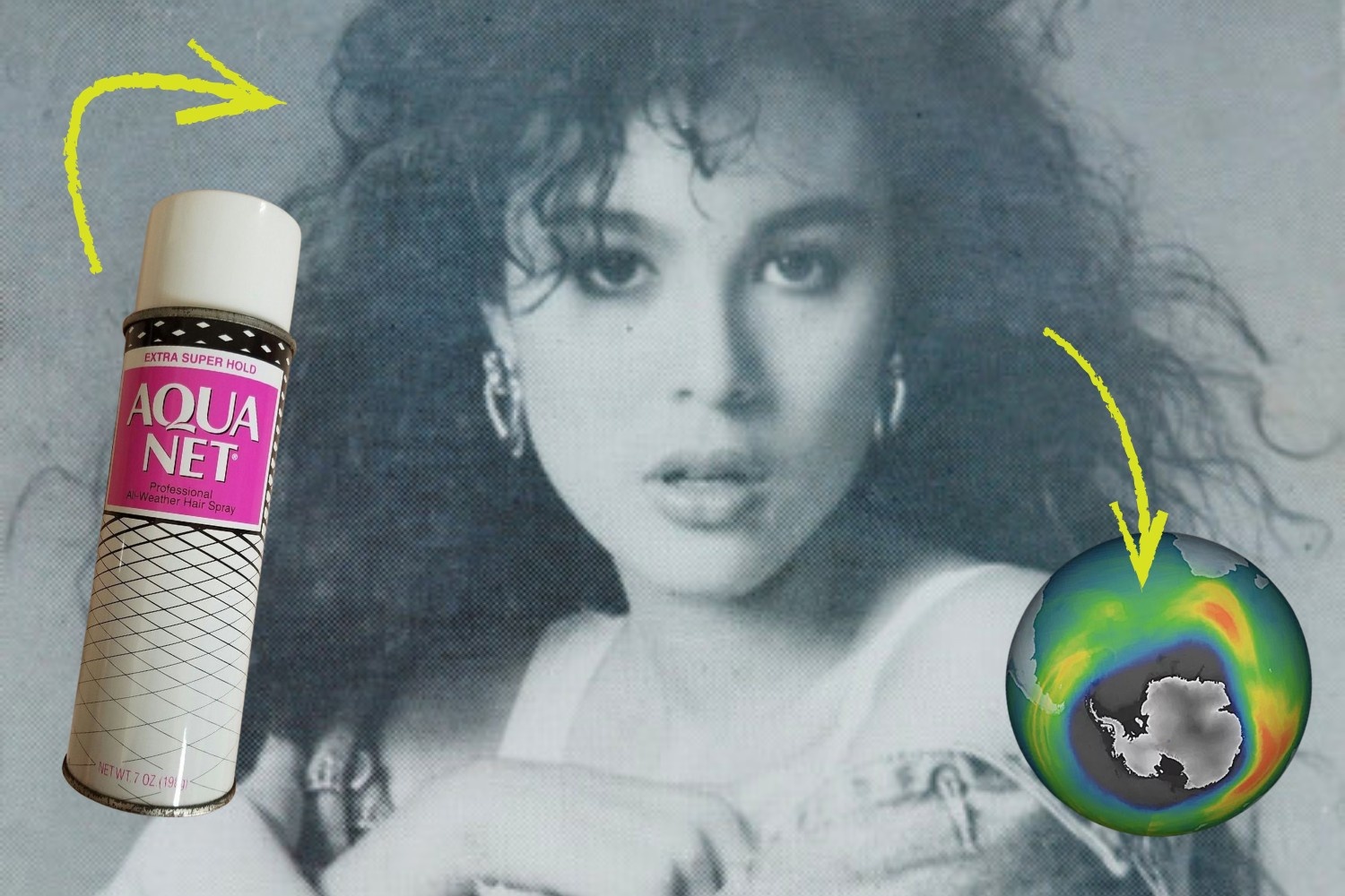 Impact of 80s hairspray