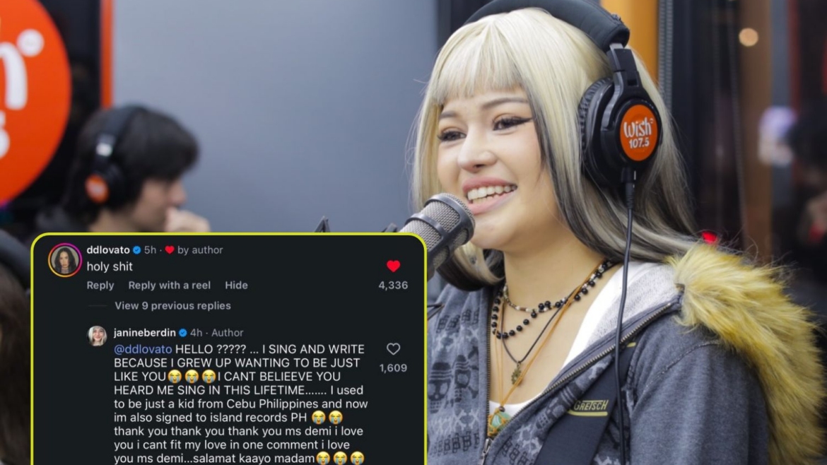 Janine Berdin fangirls over Demi Lovato