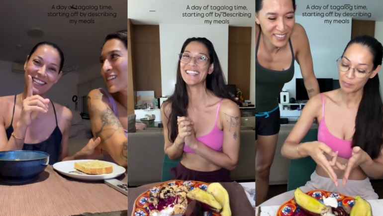 Joey Mead King learning Tagalog