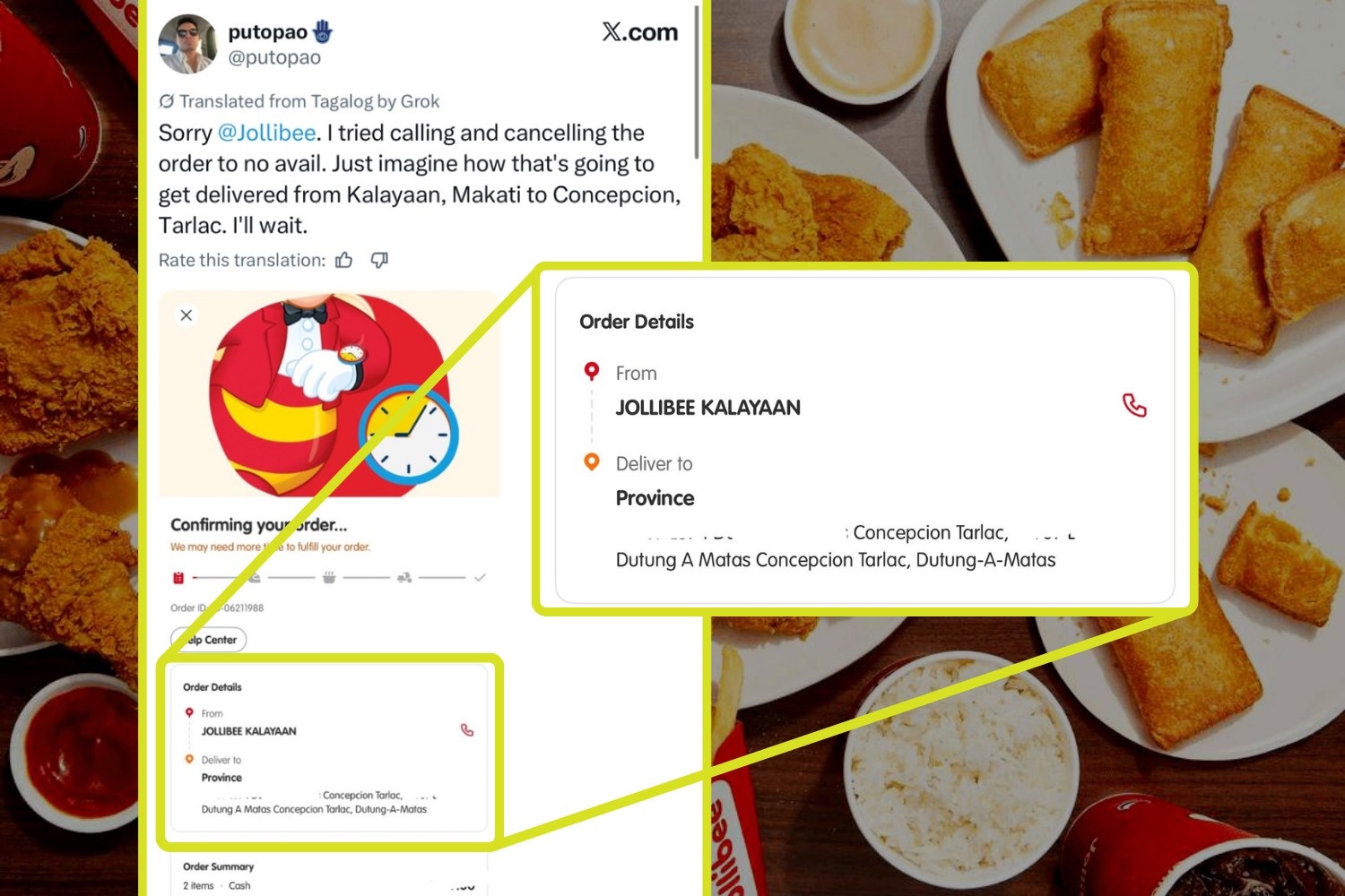 Jollibee’s terrible customer service