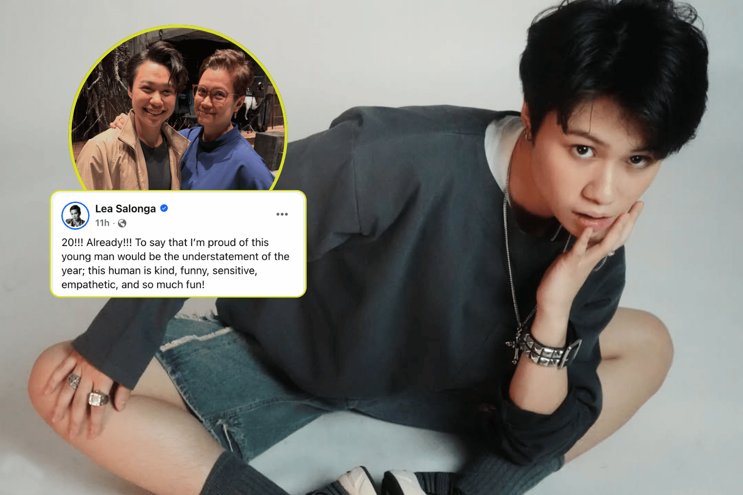 Lea Salonga's birthday message to Nic Chien