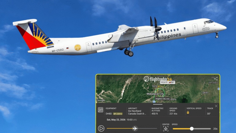 PAL Express Flight wind shear incident