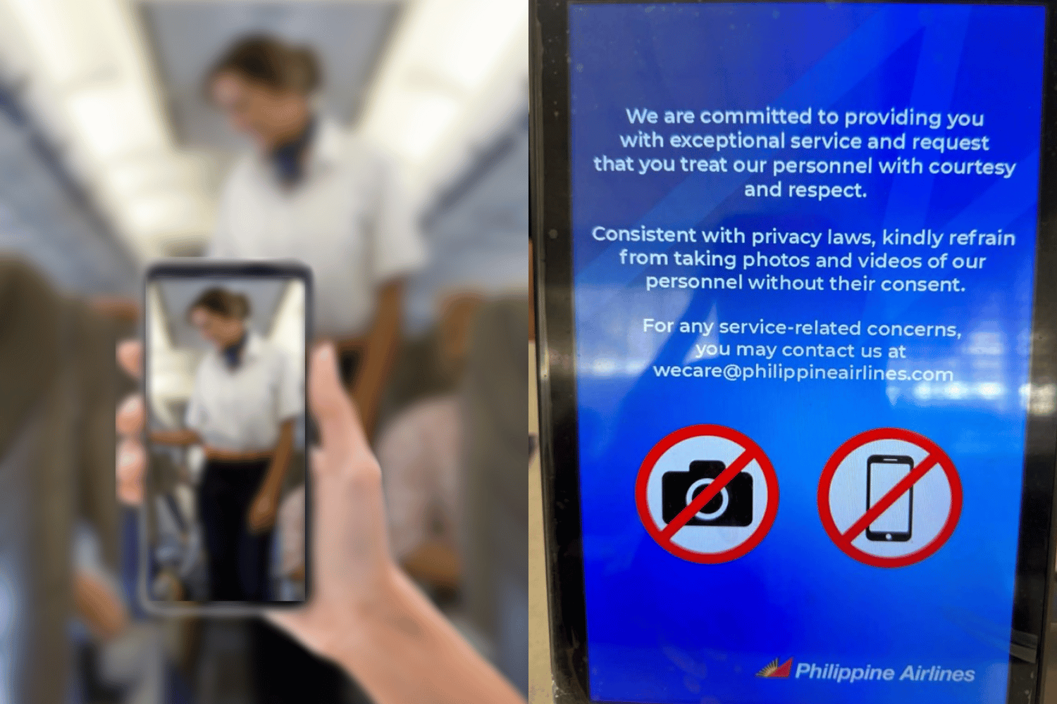 Philippine Airlines privacy advisory