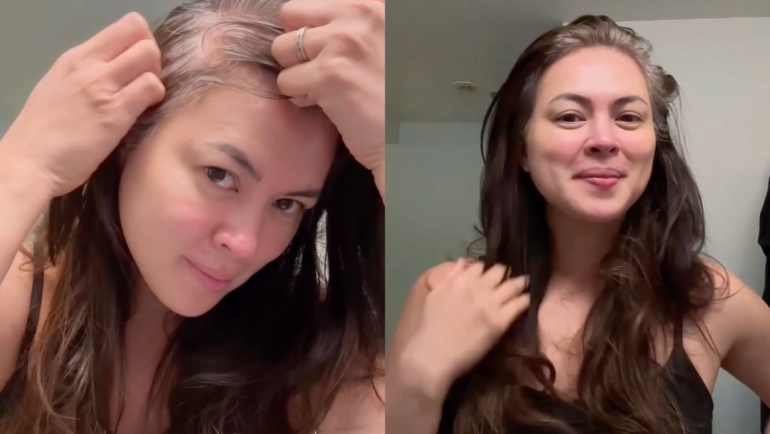 Precious Lara Quigaman gray hair