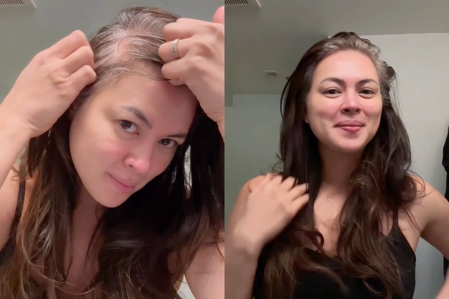 Precious Lara Quigaman gray hair