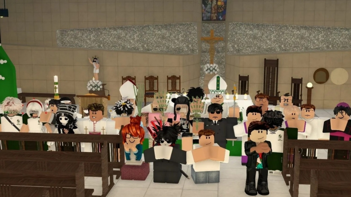 Roblox celebrates Sunday Mass