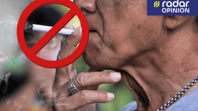 Shame public smoking