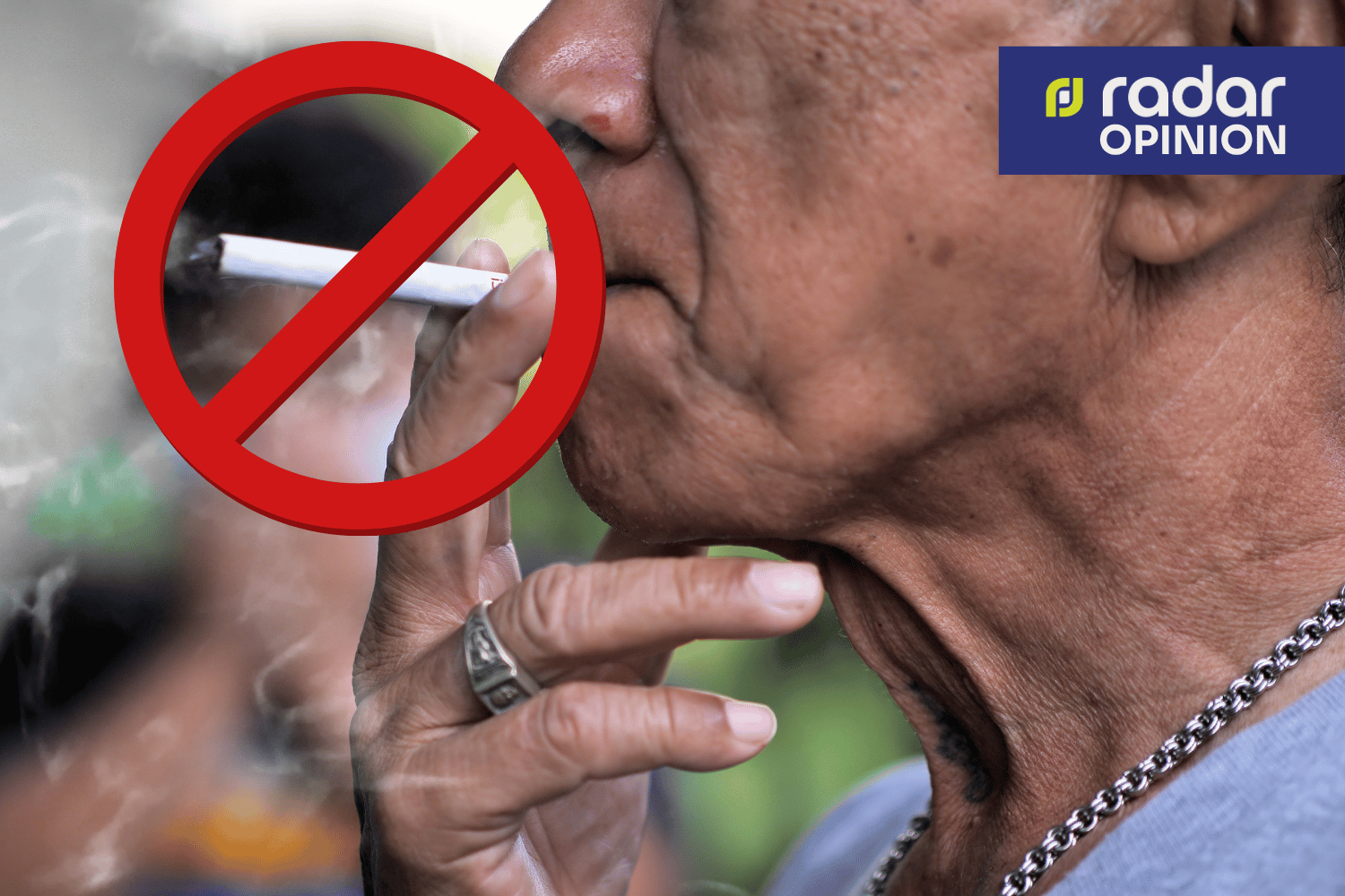 Shame public smoking