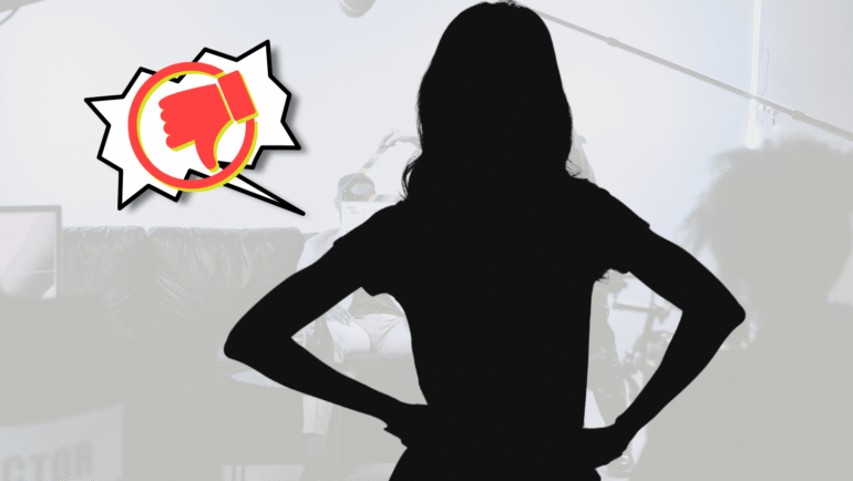 Sweet actress with bad attitude