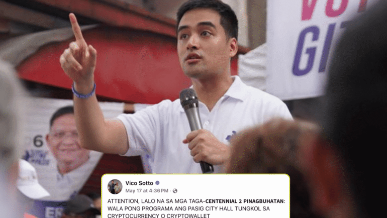 Vico Sotto on crypto scams