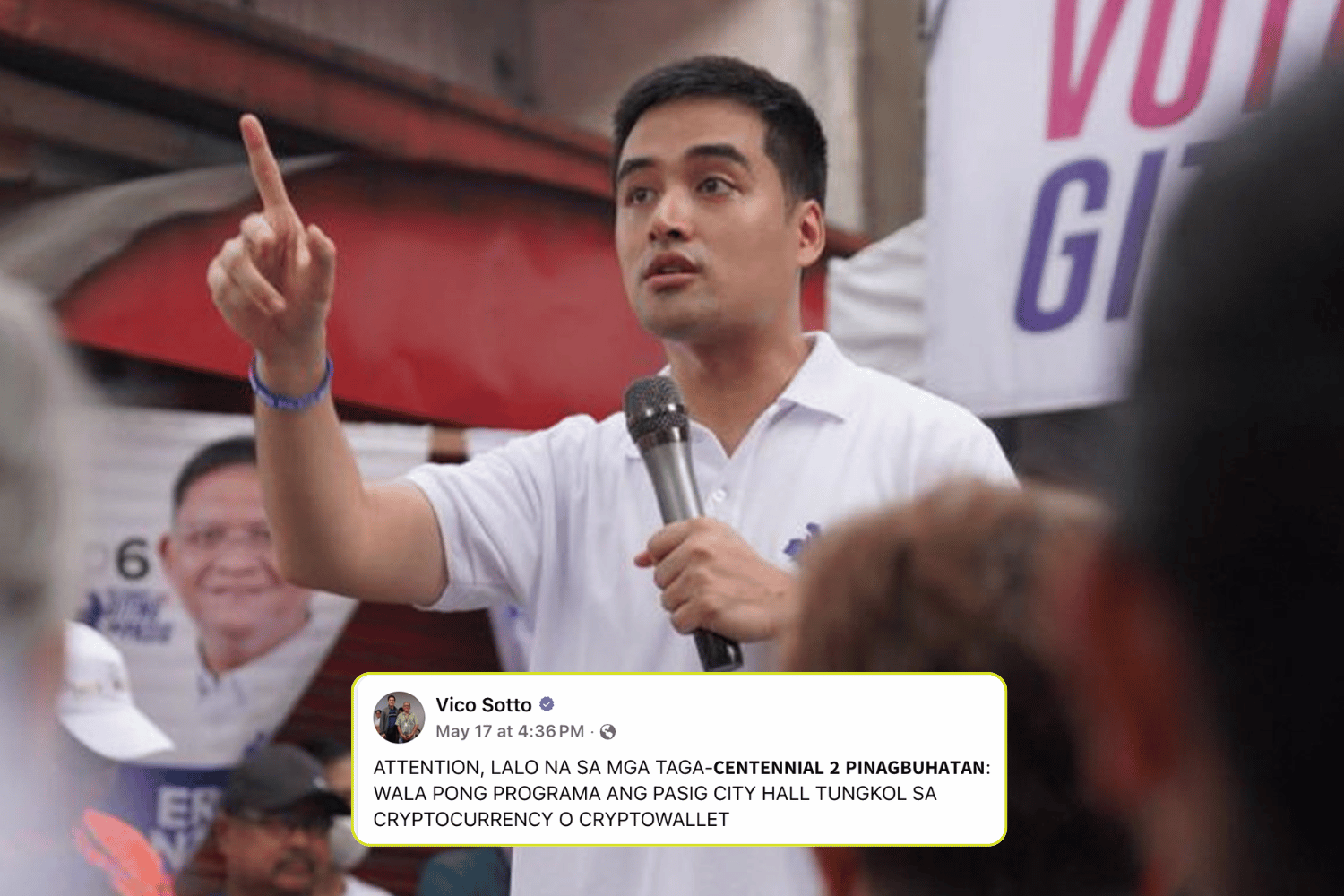 Vico Sotto on crypto scams