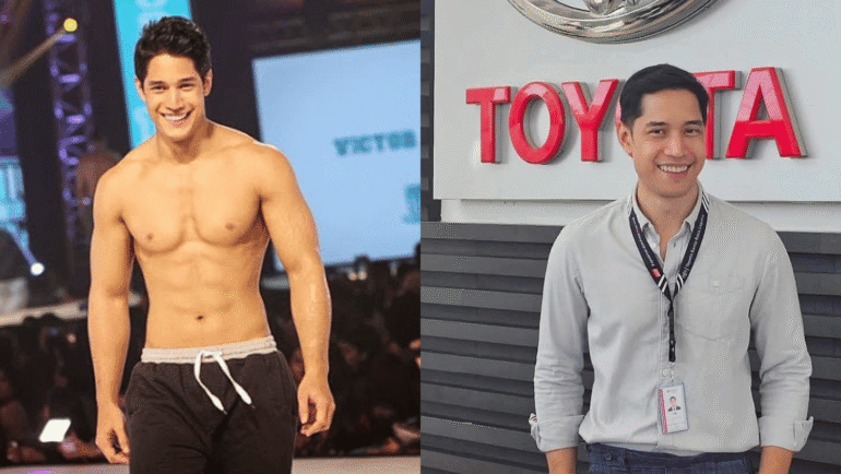 Victor Basa as a model and corporate employee for Toyota