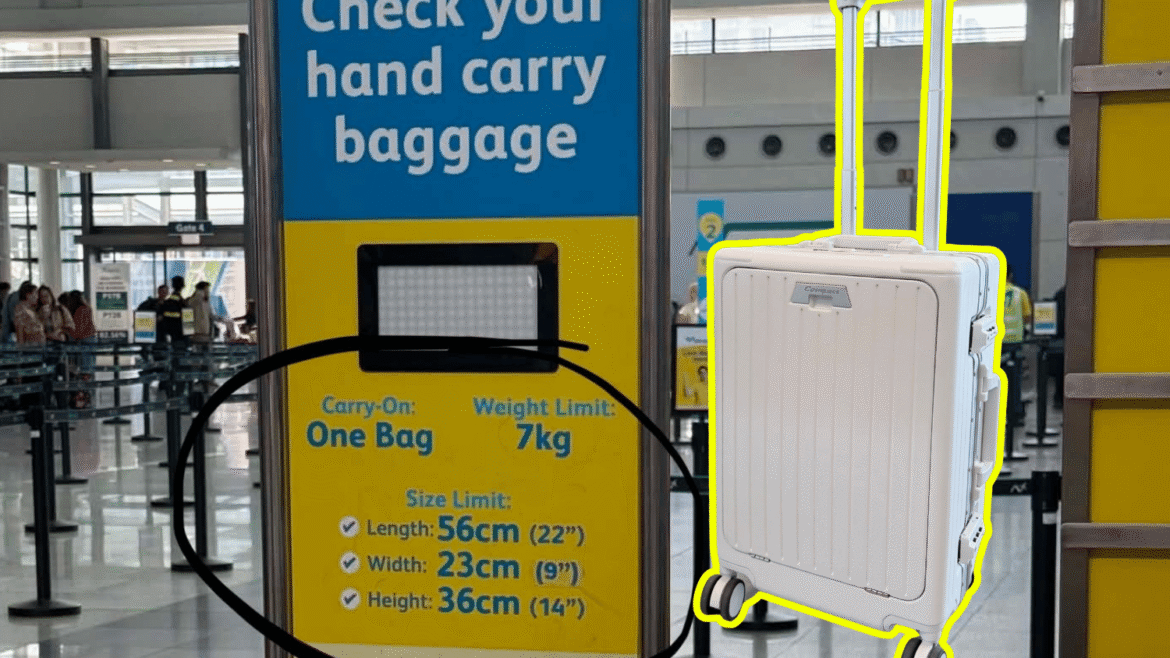 CebuPac inaccurate sizer
