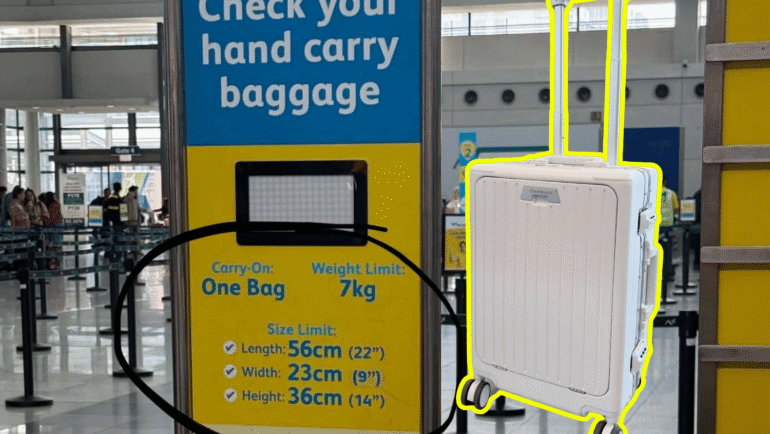 CebuPac inaccurate sizer