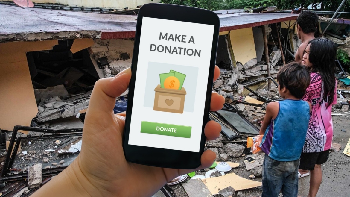 Digital cash donation