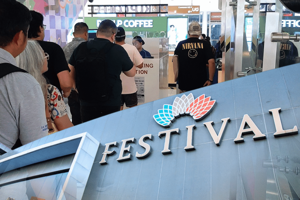 Festival Mall parking complaints