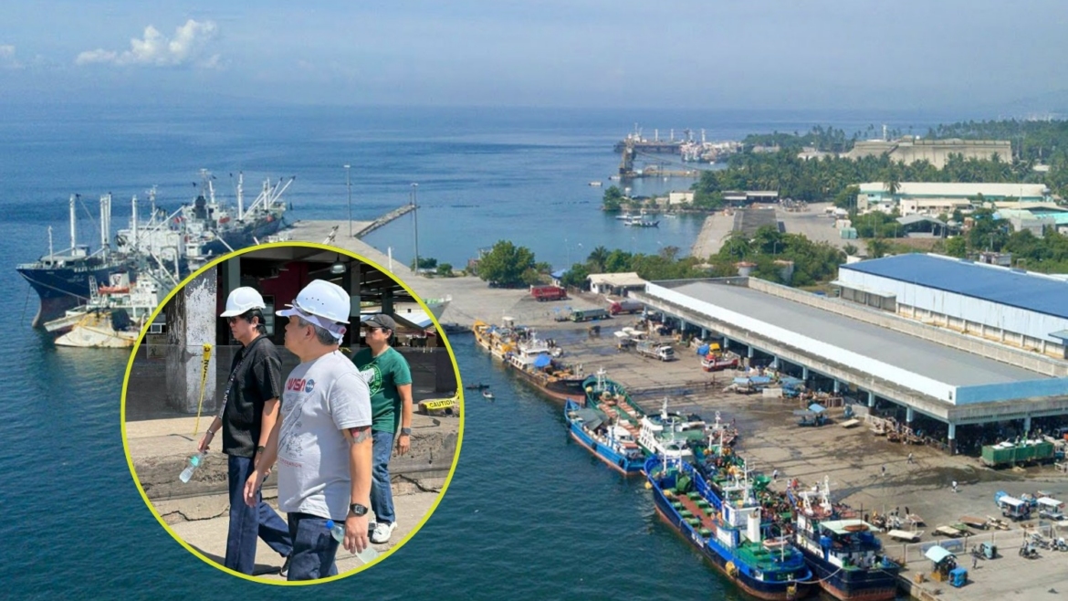 Fish port damaged after earthquake