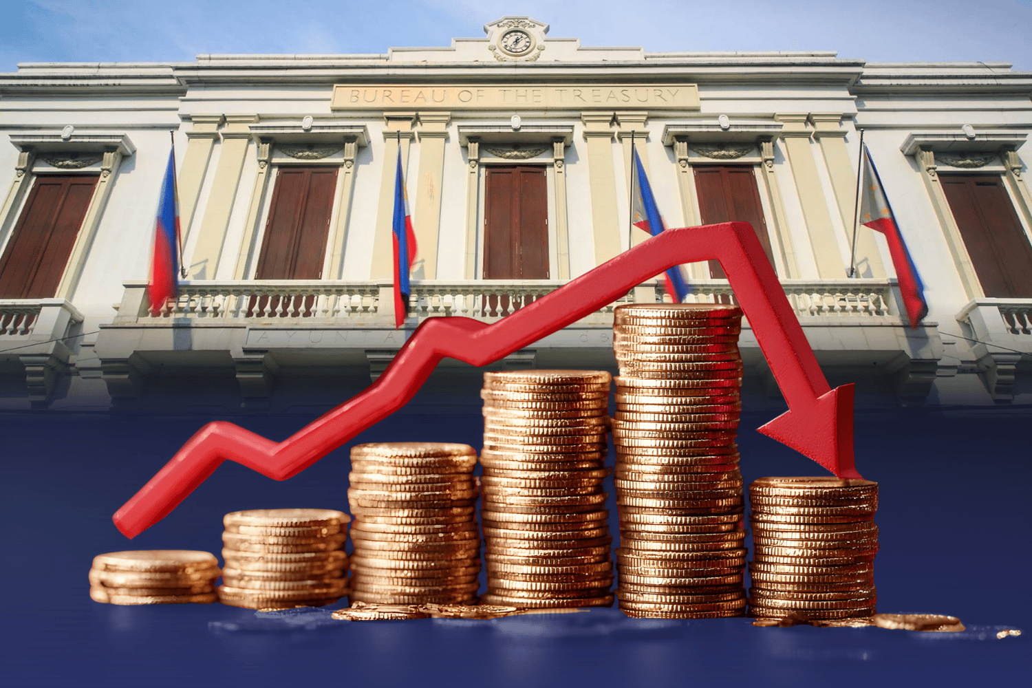 Government May revenue falls