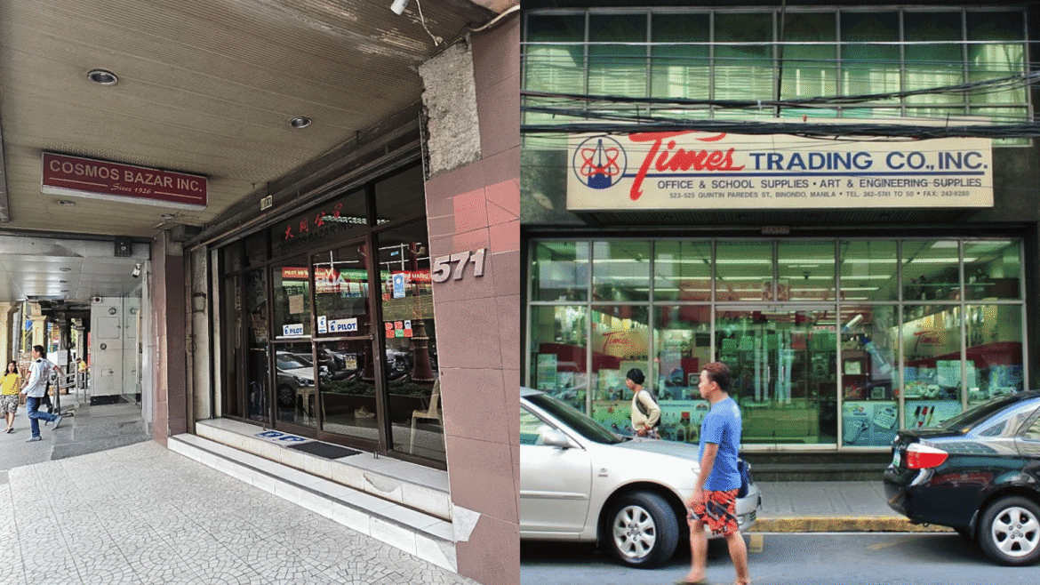 Legacy paper shops in Binondo