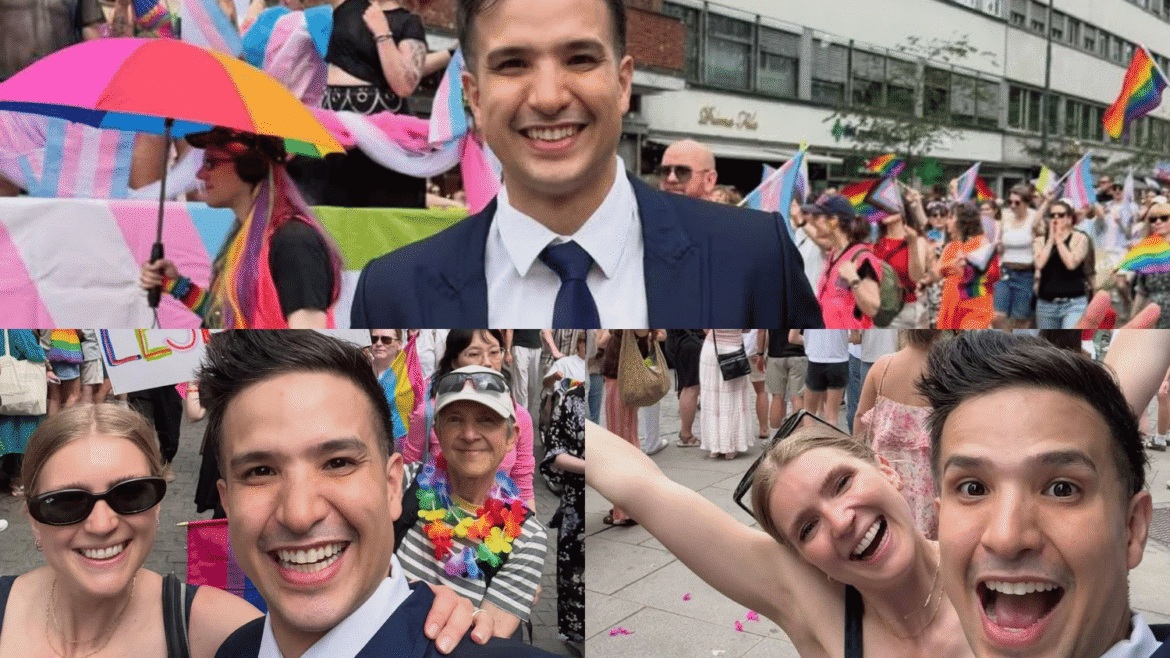 Markki Stroem in Oslo Pride Parade