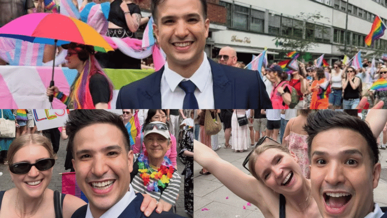 Markki Stroem in Oslo Pride Parade
